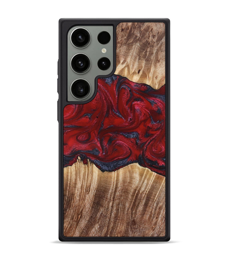 Galaxy S24 Ultra Wood Phone Case - Kalani (Red, 821354)