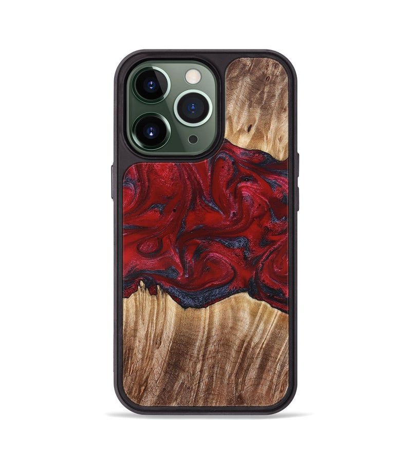 iPhone 13 Pro Wood Phone Case - Kalani (Red, 821354)