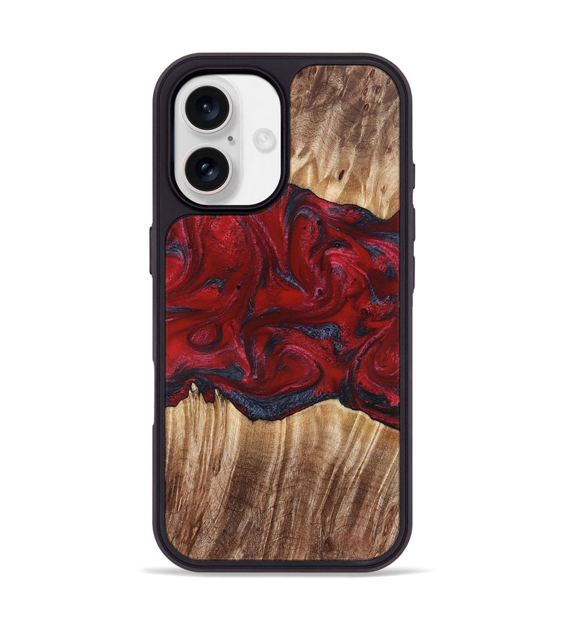 iPhone 17 Wood Phone Case - Kalani (Red, 821354)