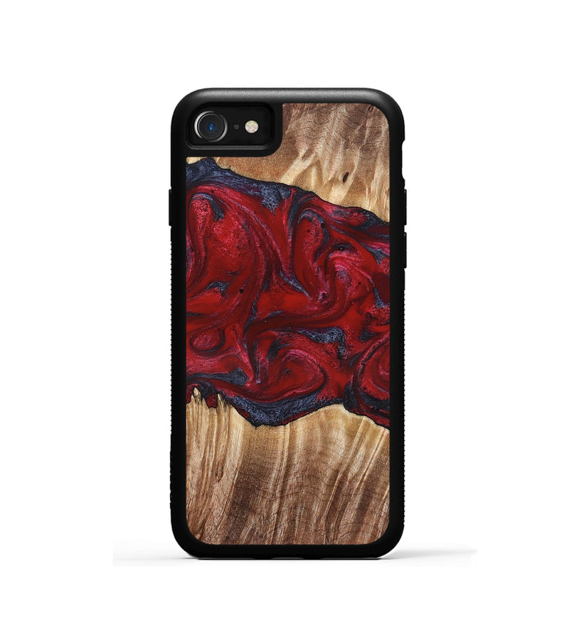 iPhone SE Wood Phone Case - Kalani (Red, 821354)