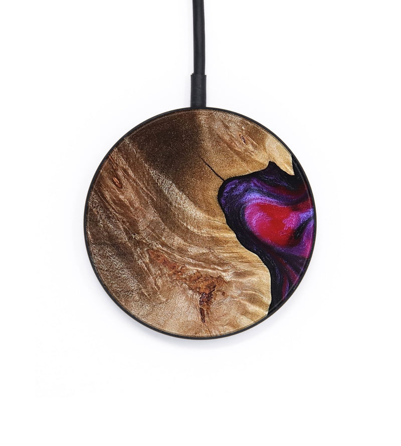 Circle Wood Wireless Charger - Dorothy (Red, 821356)