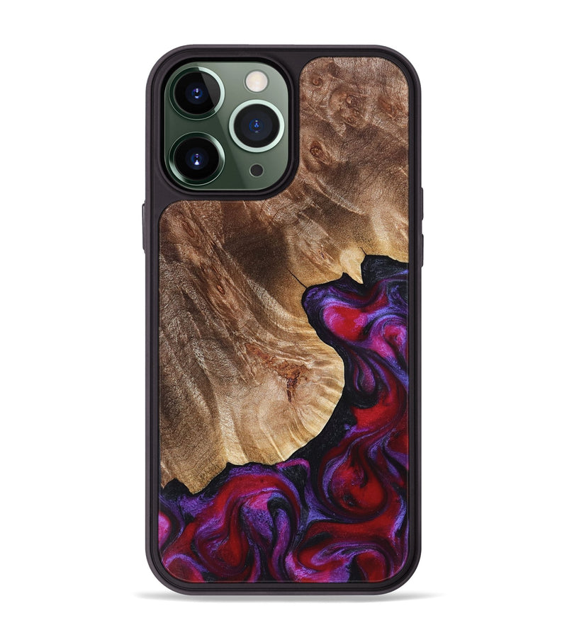 iPhone 13 Pro Max Wood Phone Case - Dorothy (Red, 821356)