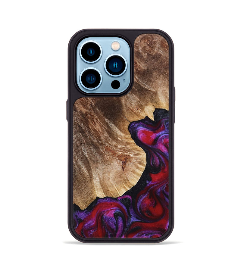 iPhone 14 Pro Wood Phone Case - Dorothy (Red, 821356)