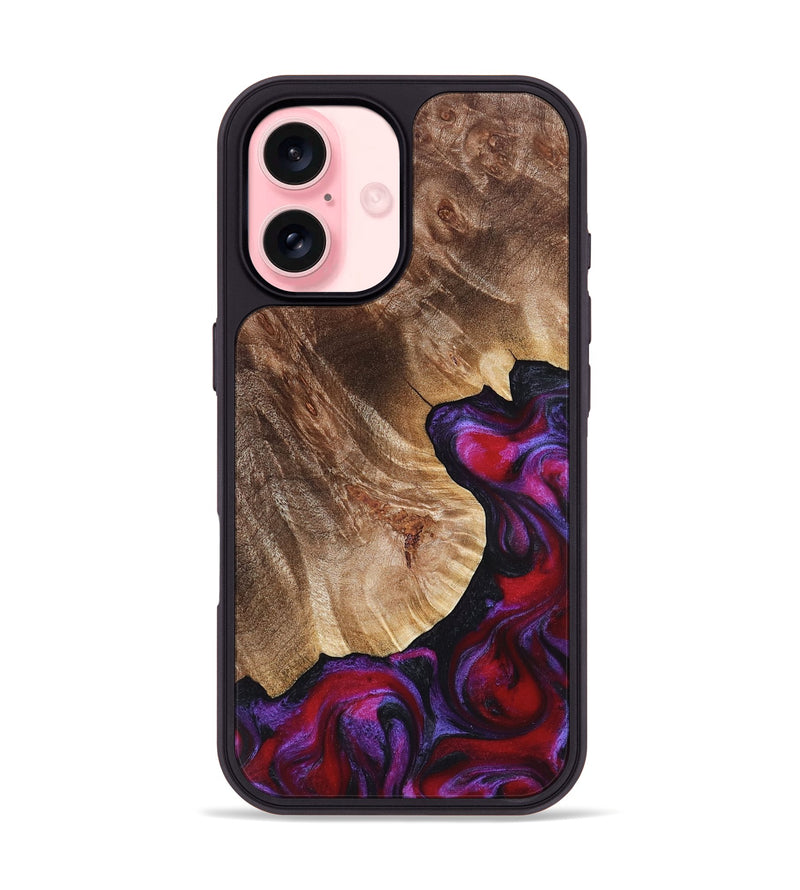 iPhone 16 Wood Phone Case - Dorothy (Red, 821356)