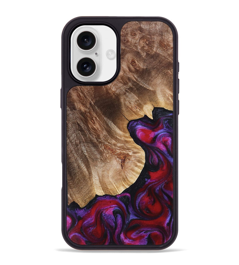 iPhone 16 Plus Wood Phone Case - Dorothy (Red, 821356)