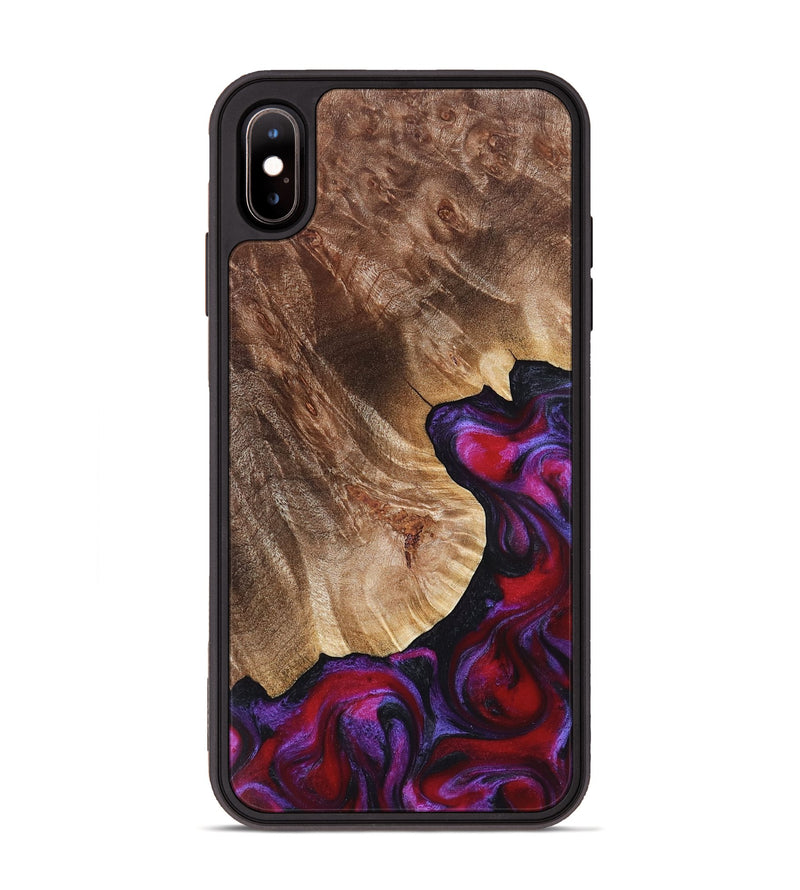 iPhone Xs Max Wood Phone Case - Dorothy (Red, 821356)