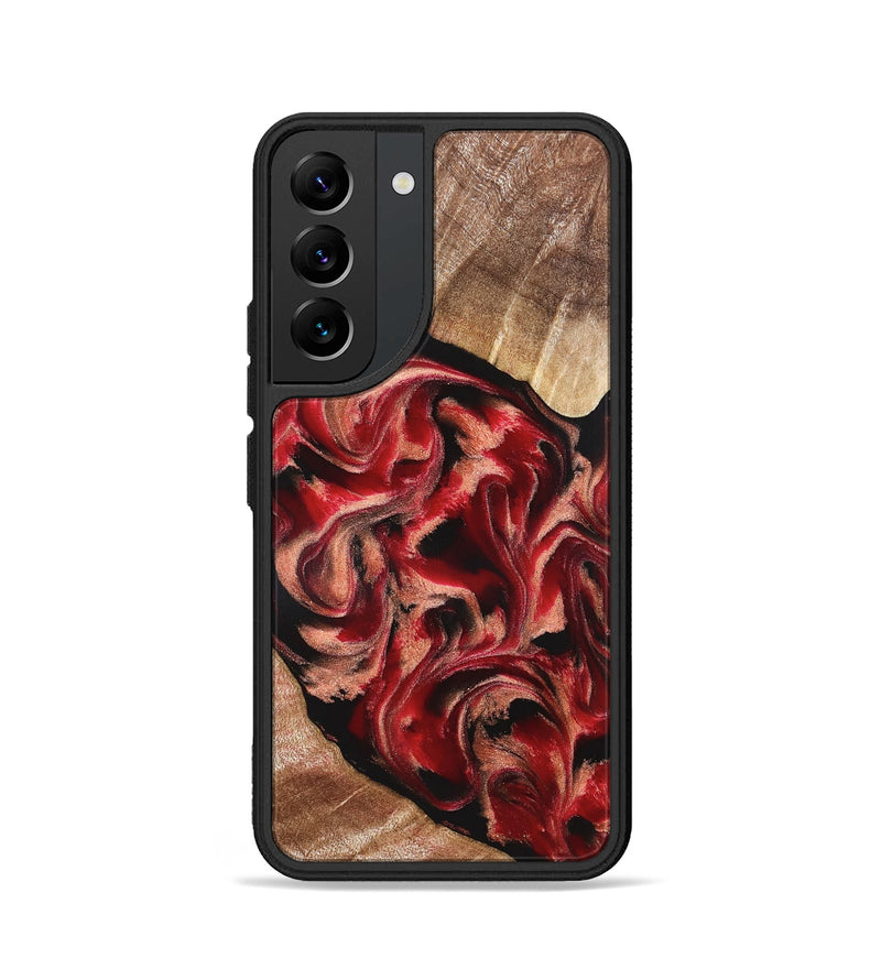 Galaxy S22 Wood Phone Case - Kadeem (Red, 821357)