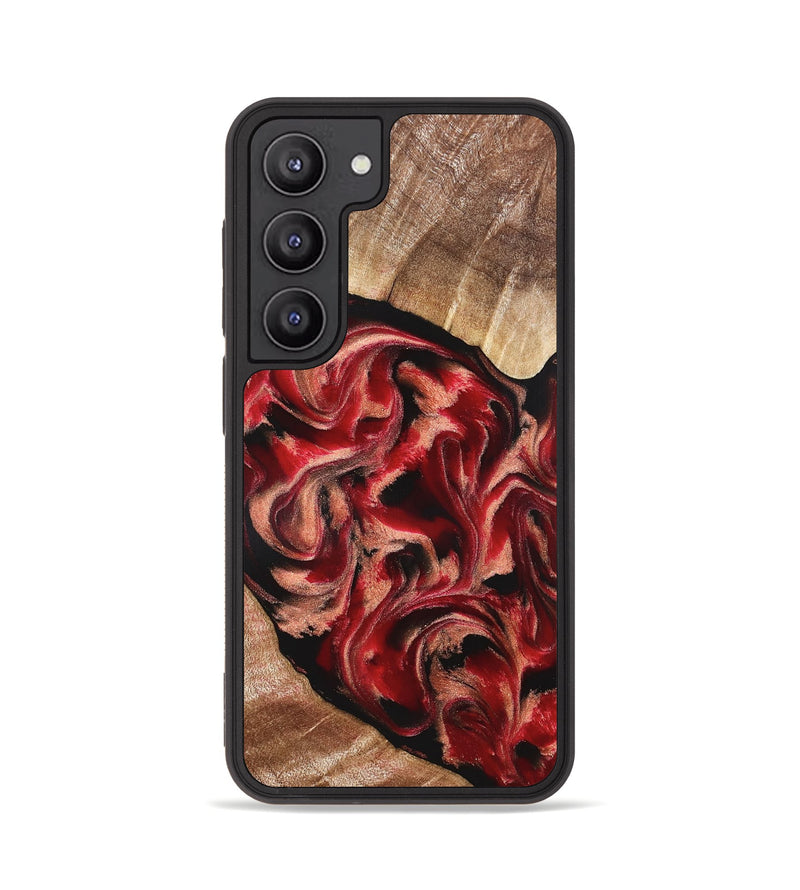 Galaxy S23 Wood Phone Case - Kadeem (Red, 821357)