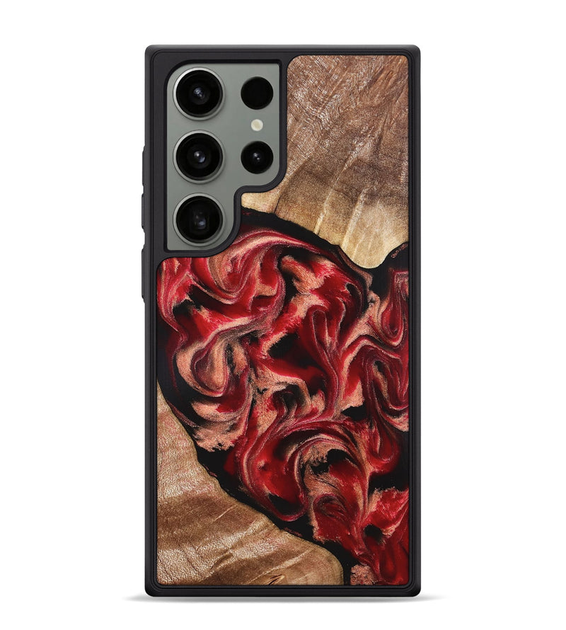 Galaxy S24 Ultra Wood Phone Case - Kadeem (Red, 821357)