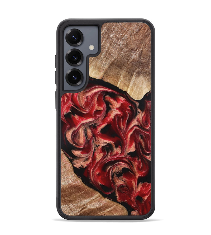 Galaxy S25 Plus Wood Phone Case - Kadeem (Red, 821357)