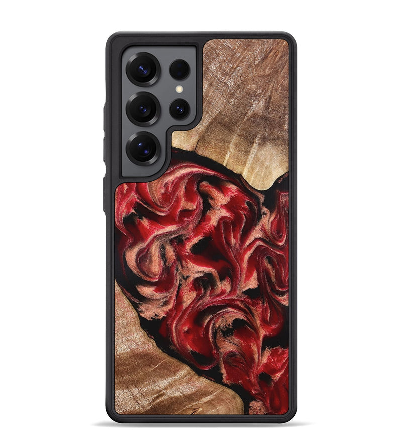 Galaxy S25 Ultra Wood Phone Case - Kadeem (Red, 821357)