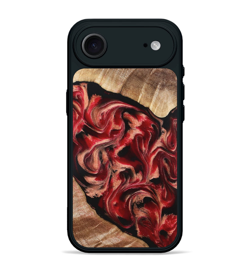 iPhone 17 Air Wood Phone Case - Kadeem (Red, 821357)