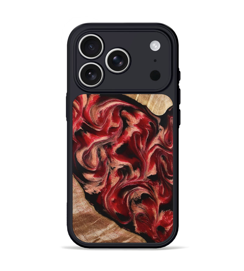 iPhone 17 Pro Wood Phone Case - Kadeem (Red, 821357)