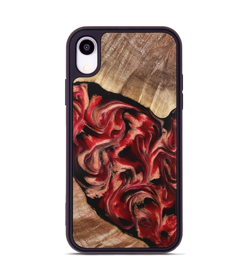 iPhone Xr Wood Phone Case - Kadeem (Red, 821357)