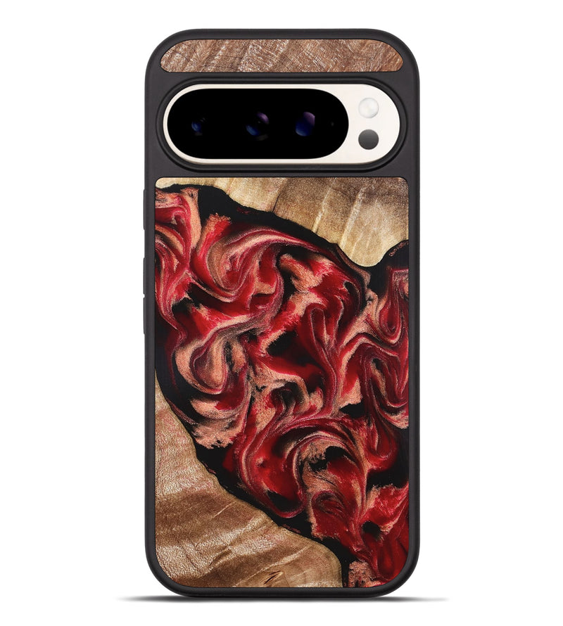 Pixel 9 Pro XL Wood Phone Case - Kadeem (Red, 821357)