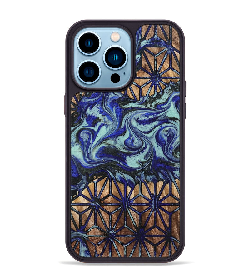 iPhone 14 Pro Max Wood Phone Case - Chace (Pattern, 821365)