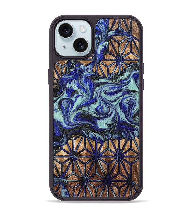 iPhone 15 Plus Wood Phone Case - Chace (Pattern, 821365)