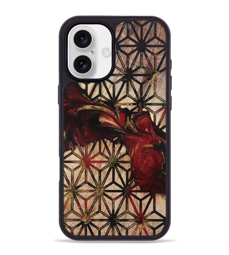 iPhone 16 Plus Wood Phone Case - Alberto (Pattern, 821369)