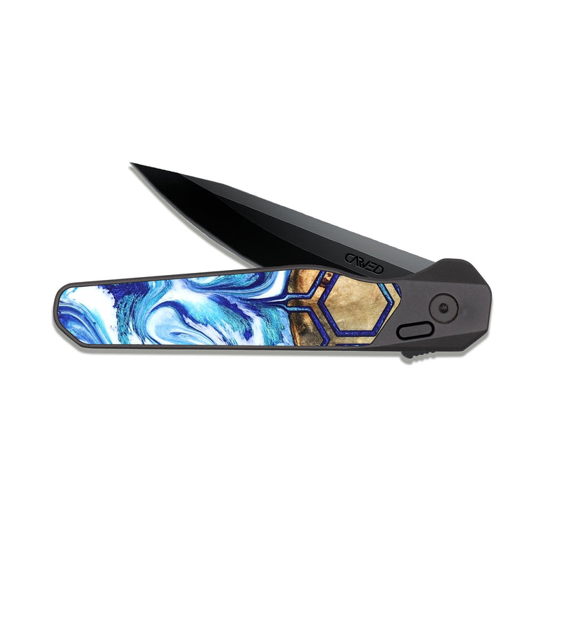 EDC Dark Slate Wood Pocket Knife - Gauge (Pattern, 821370)