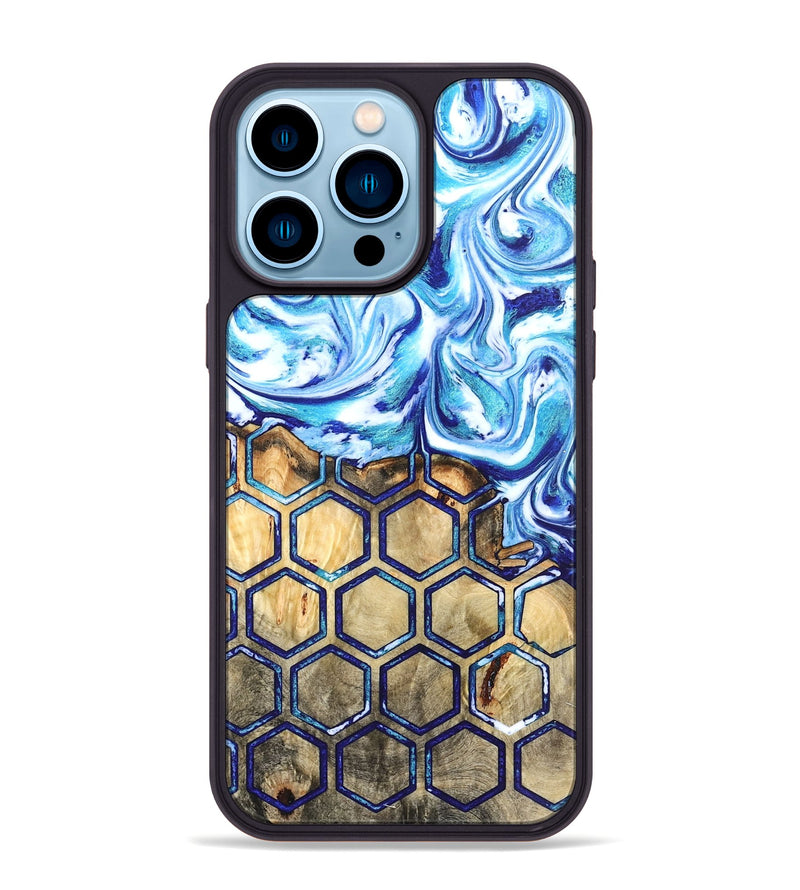 iPhone 14 Pro Max Wood Phone Case - Gauge (Pattern, 821370)