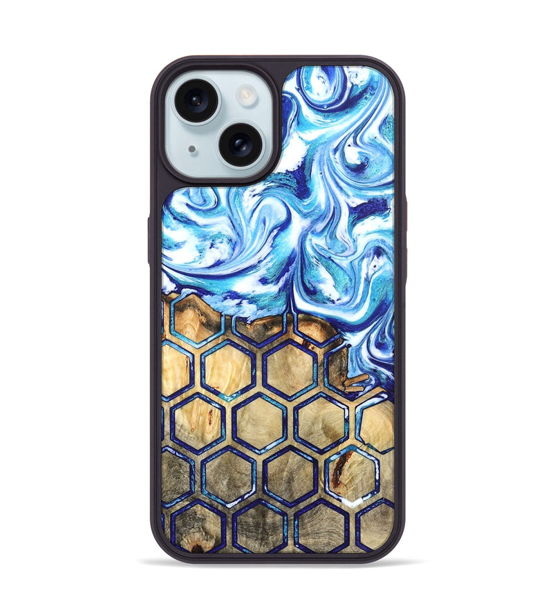 iPhone 15 Wood Phone Case - Gauge (Pattern, 821370)