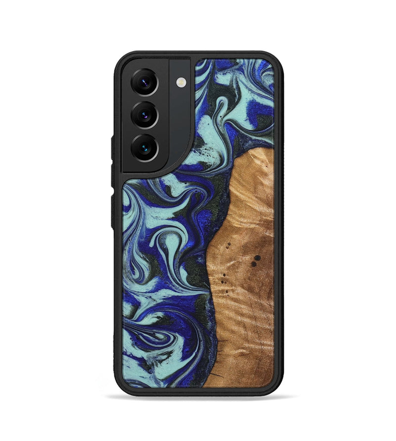 Galaxy S22 Wood Phone Case - Manila (Blue, 821372)