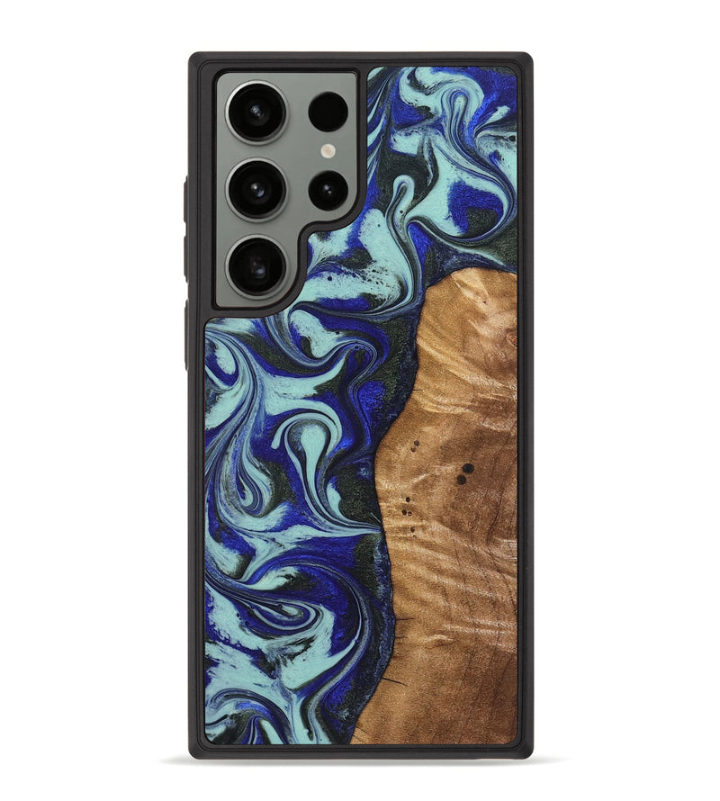 Galaxy S23 Ultra Wood Phone Case - Manila (Blue, 821372)