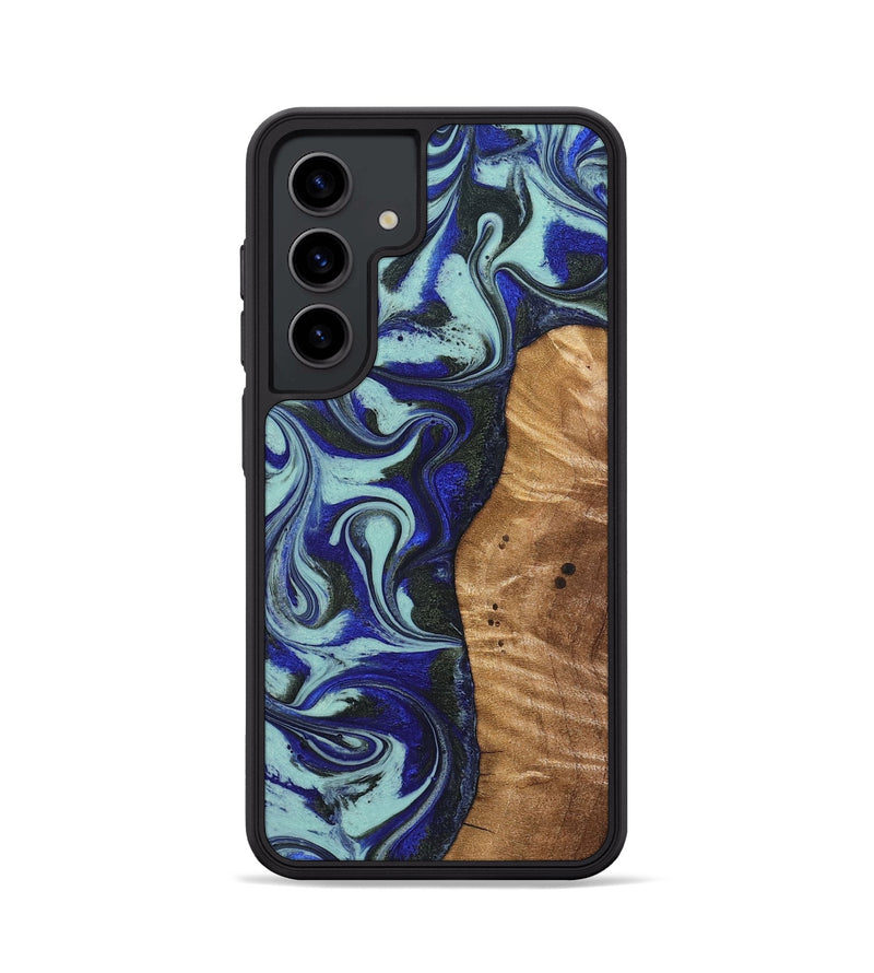 Galaxy S24 Wood Phone Case - Manila (Blue, 821372)