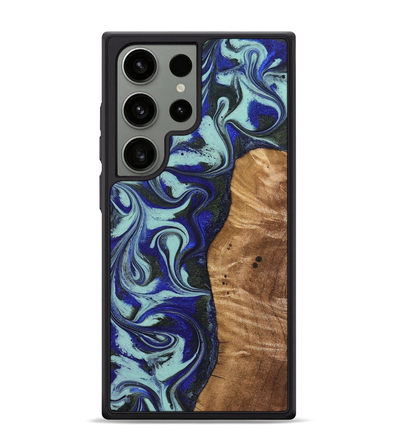 Galaxy S24 Ultra Wood Phone Case - Manila (Blue, 821372)