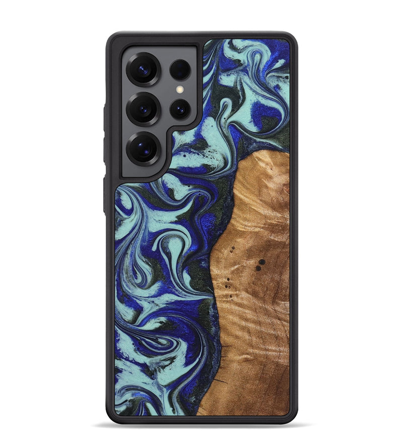 Galaxy S25 Ultra Wood Phone Case - Manila (Blue, 821372)
