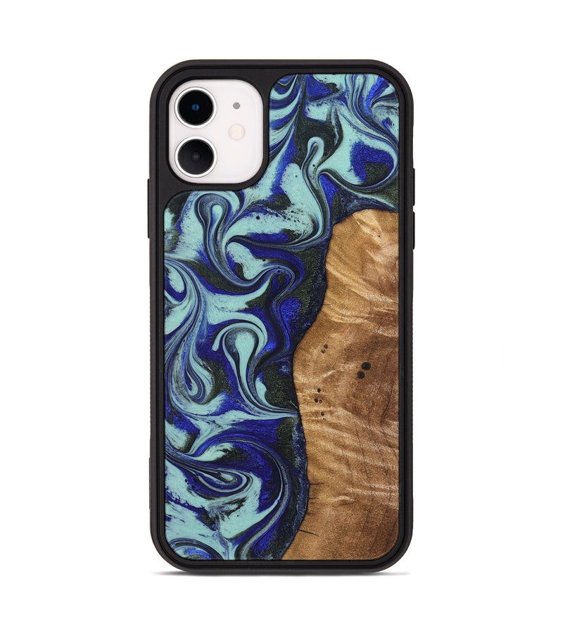 iPhone 11 Wood Phone Case - Manila (Blue, 821372)