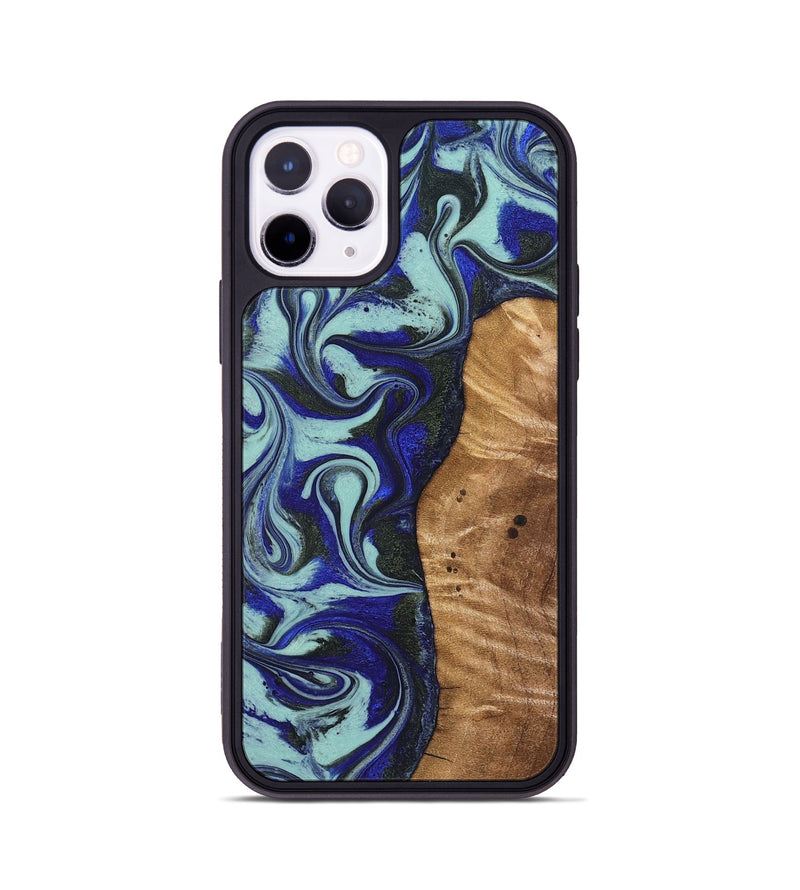 iPhone 11 Pro Wood Phone Case - Manila (Blue, 821372)