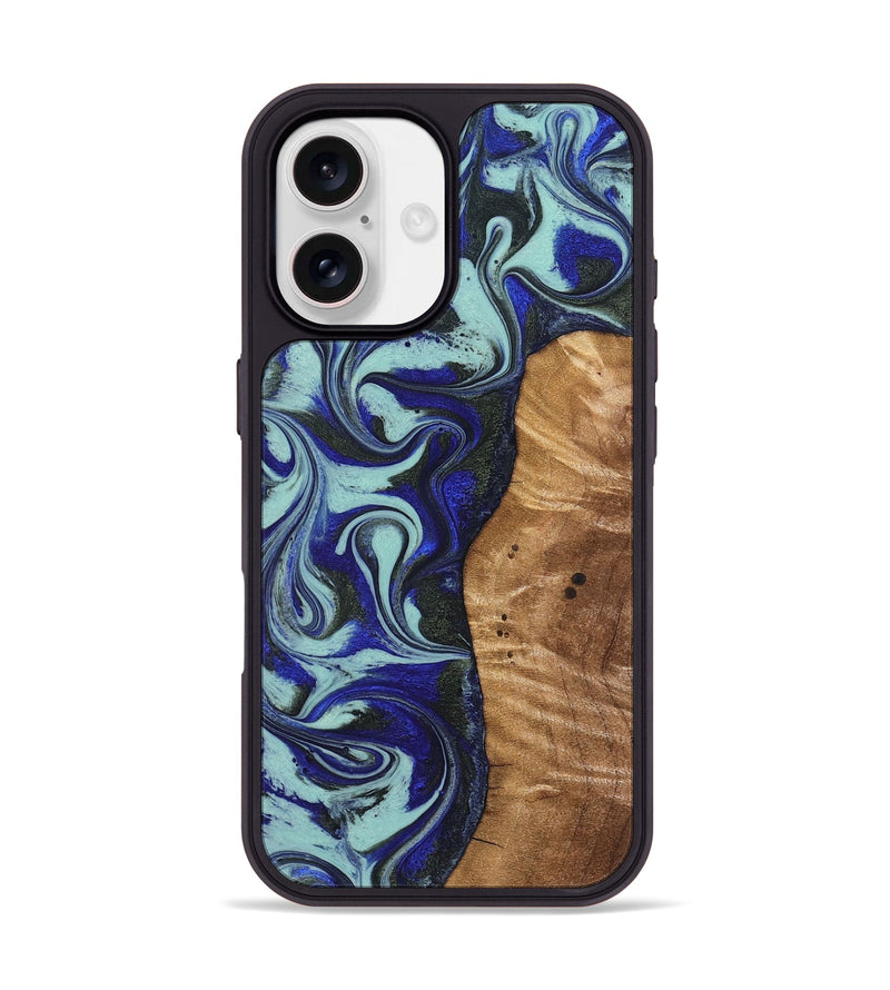 iPhone 17 Wood Phone Case - Manila (Blue, 821372)