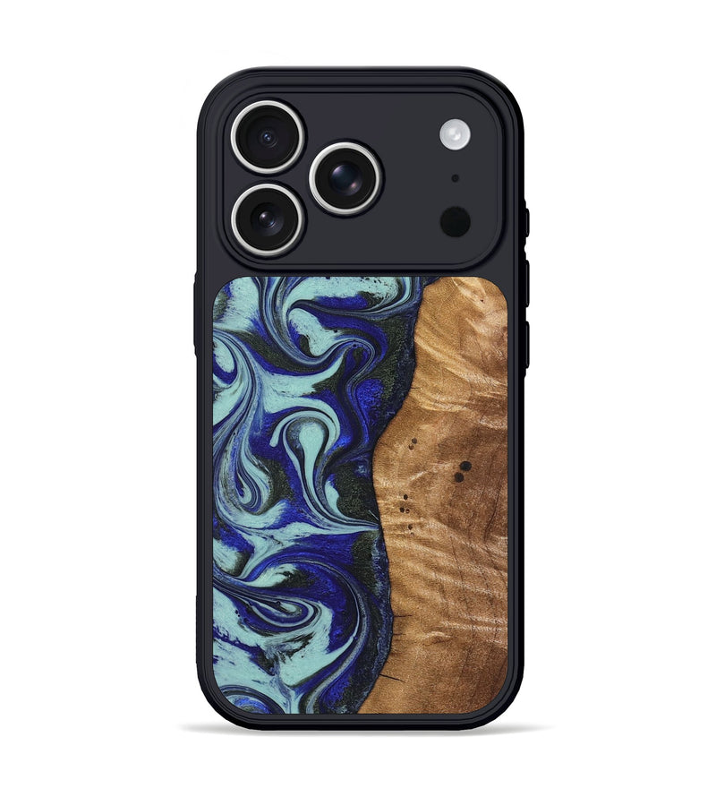 iPhone 17 Pro Wood Phone Case - Manila (Blue, 821372)