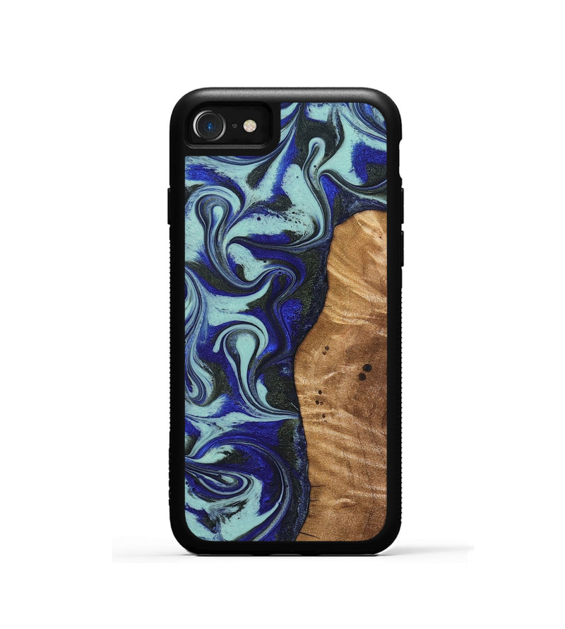 iPhone SE Wood Phone Case - Manila (Blue, 821372)