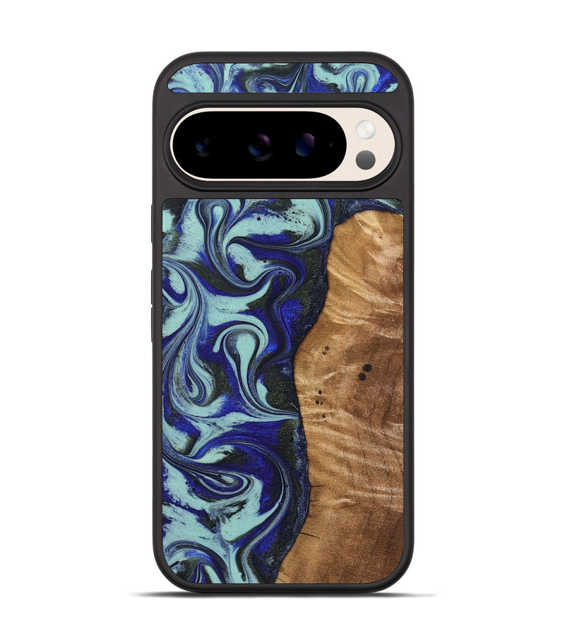 Pixel 10 Wood Phone Case - Manila (Blue, 821372)