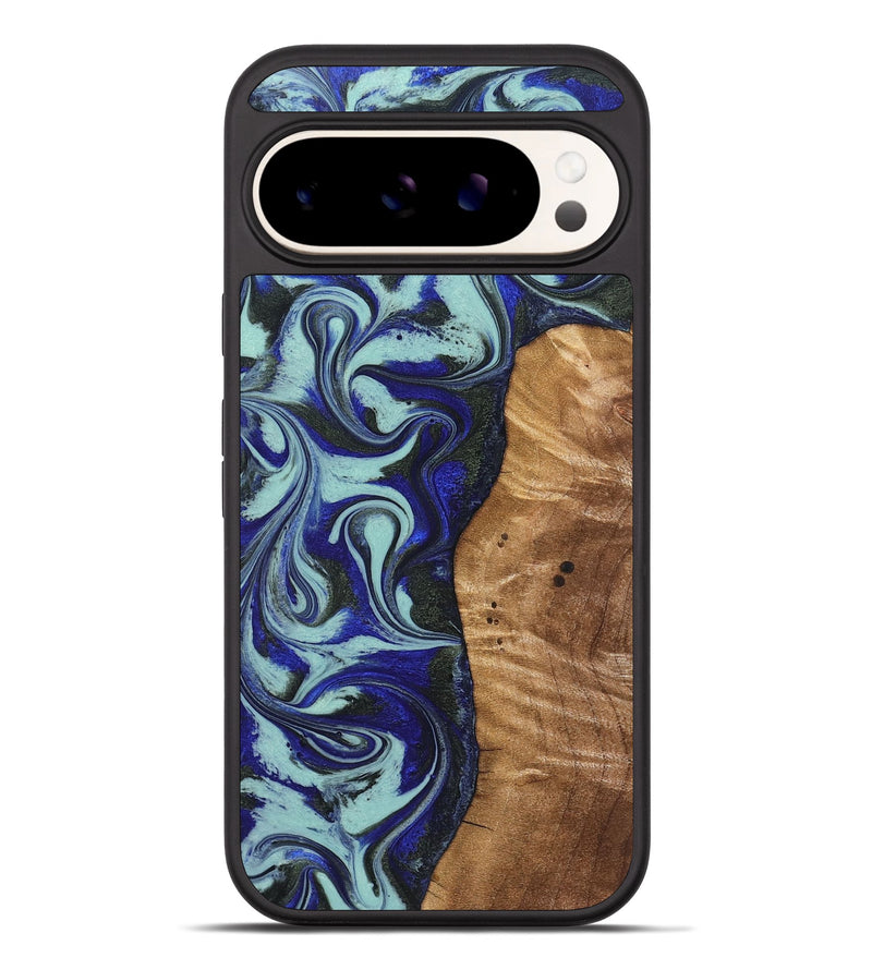 Pixel 10 Pro XL Wood Phone Case - Manila (Blue, 821372)