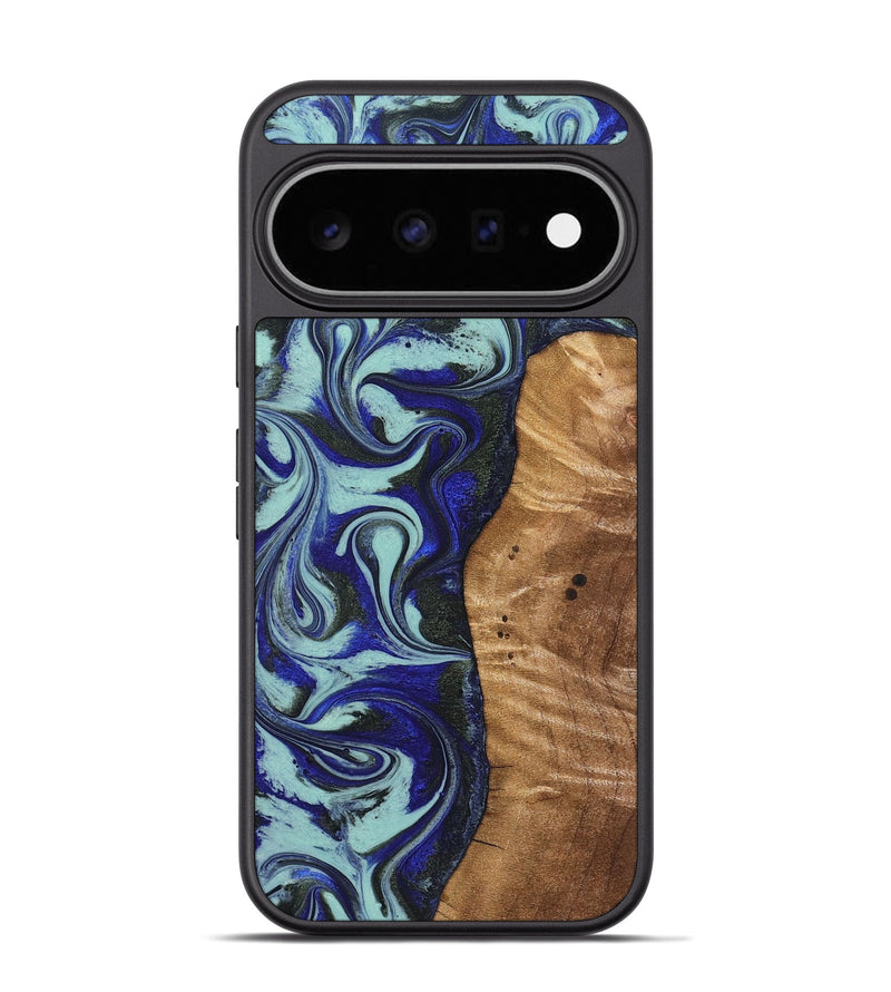 Pixel 11 Pro Wood Phone Case - Manila (Blue, 821372)