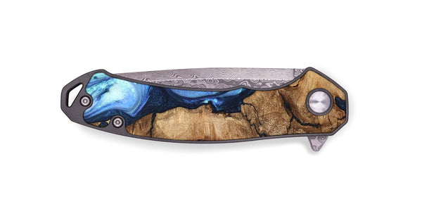 EDC Wood Pocket Knife - Steve (Blue, 821375)