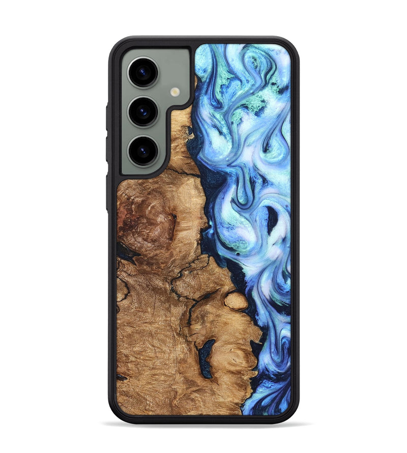 Galaxy S24 Plus Wood Phone Case - Steve (Blue, 821375)