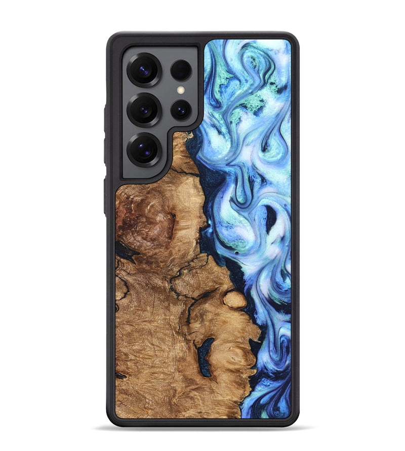Galaxy S25 Ultra Wood Phone Case - Steve (Blue, 821375)