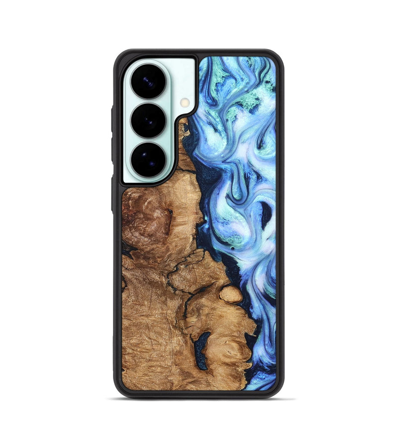 Galaxy S26 Wood Phone Case - Steve (Blue, 821375)