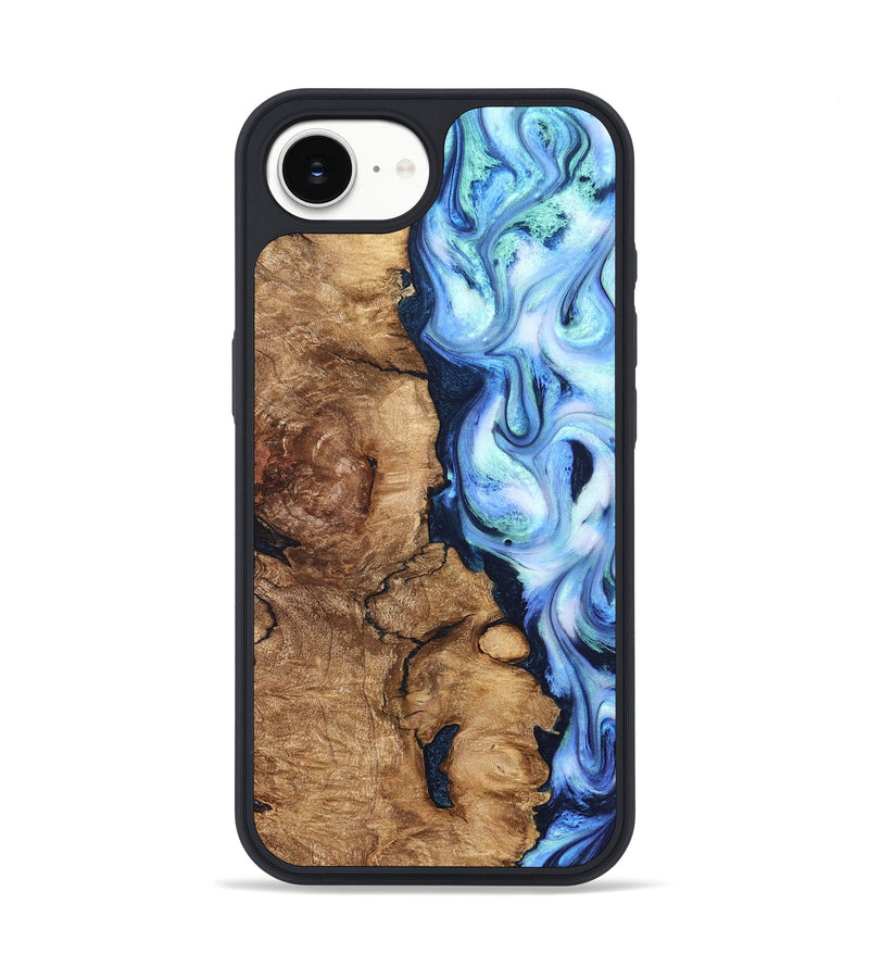 iPhone 17e Wood Phone Case - Steve (Blue, 821375)