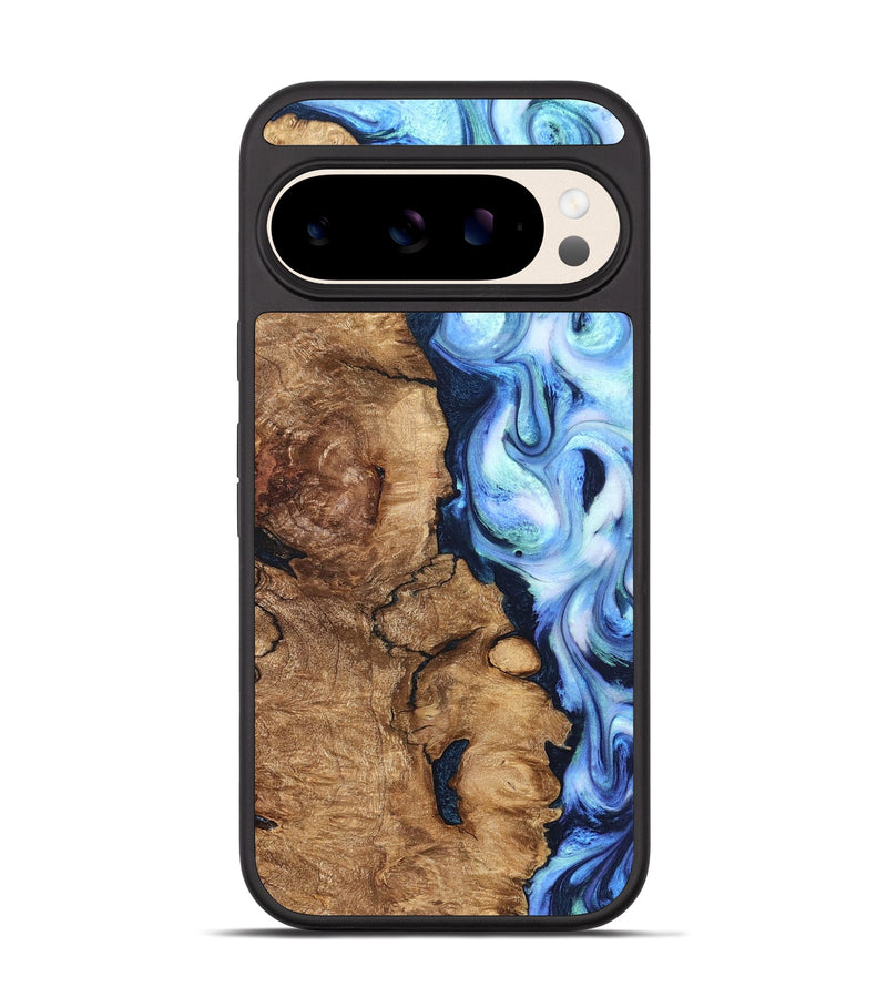 Pixel 10 Wood Phone Case - Steve (Blue, 821375)