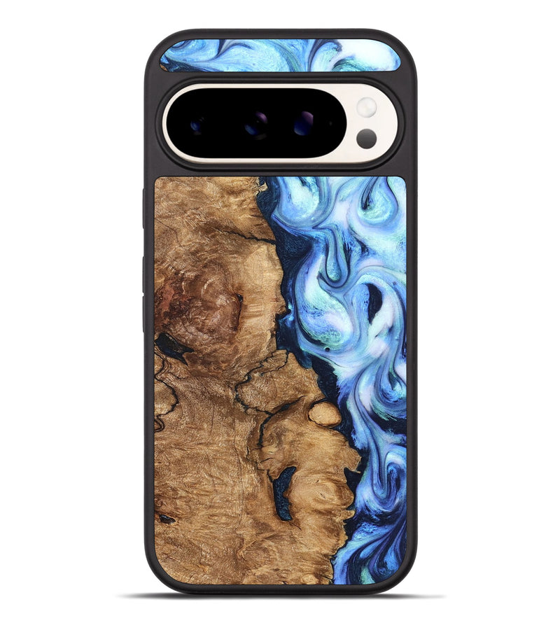 Pixel 9 Pro XL Wood Phone Case - Steve (Blue, 821375)