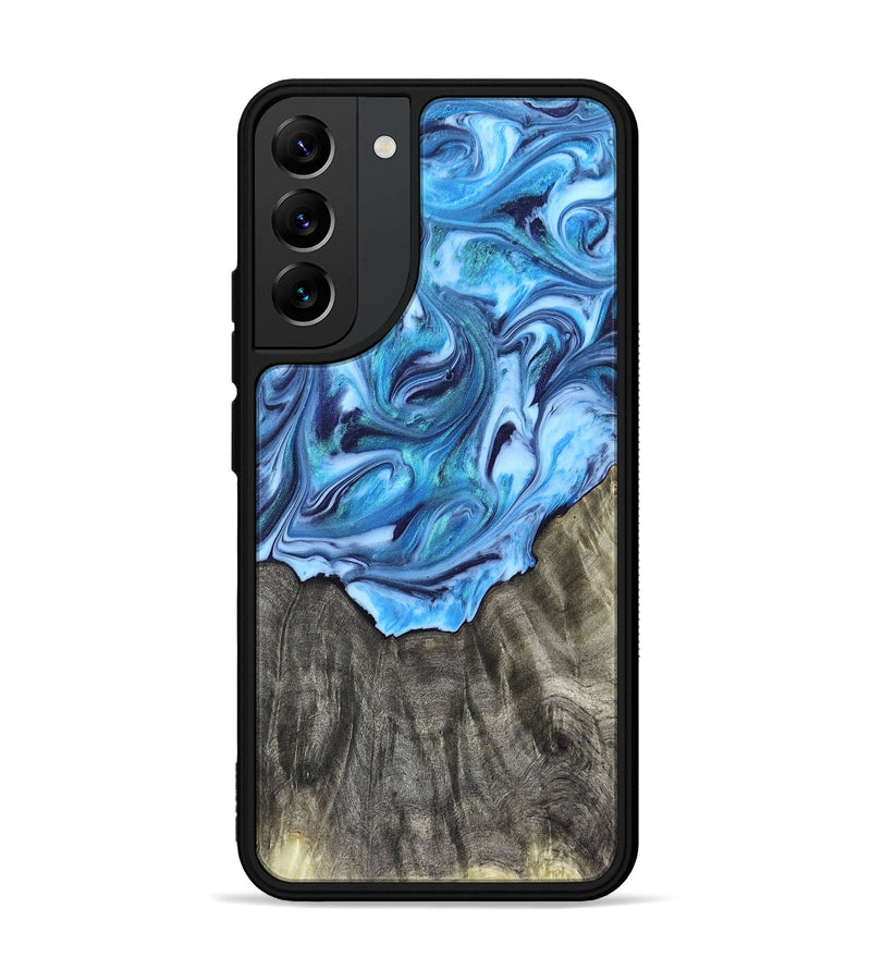 Galaxy S22 Plus Wood Phone Case - Mercy (Blue, 821376)