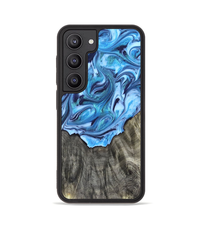Galaxy S23 Wood Phone Case - Mercy (Blue, 821376)