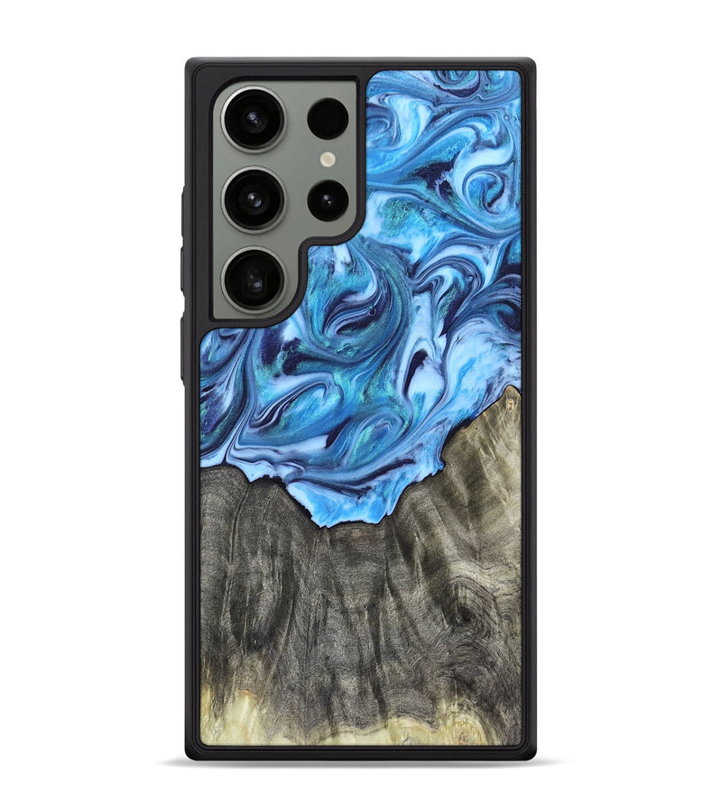 Galaxy S24 Ultra Wood Phone Case - Mercy (Blue, 821376)