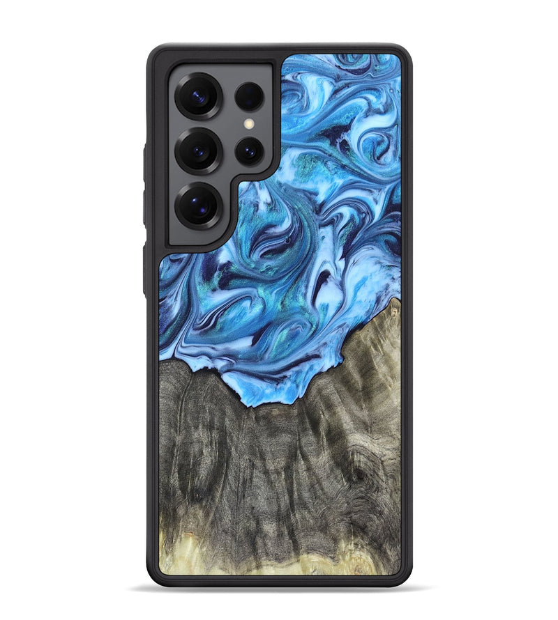 Galaxy S25 Ultra Wood Phone Case - Mercy (Blue, 821376)
