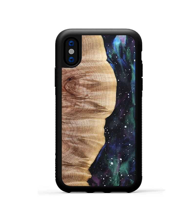 iPhone Xs Wood Phone Case - Aryana (Cosmos, 821389)